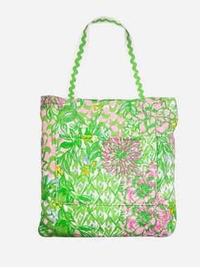 Lilly Pulitzer Towel Tote – Lime Feeling Good